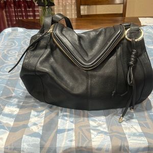 Vince Camuto Black Leather Bag